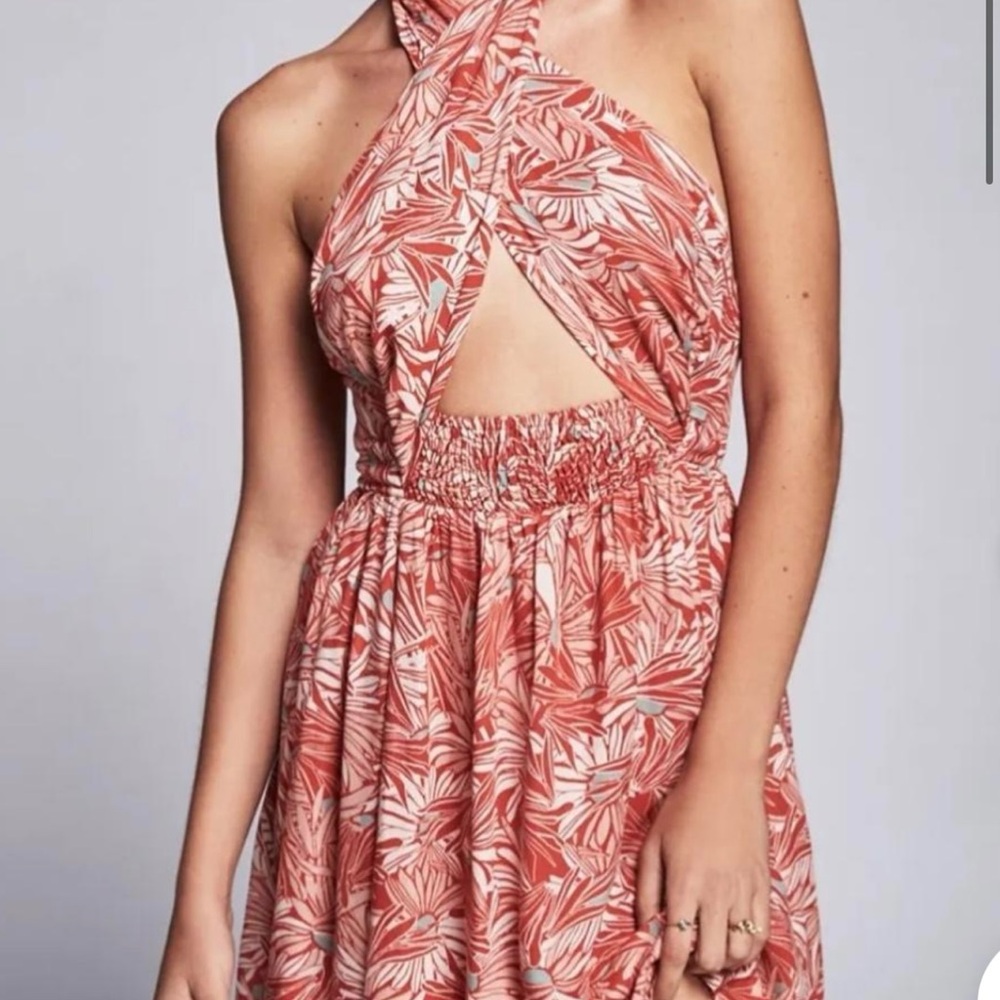 Free People Romantic Mini Dress – Lace Detail, Size S